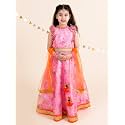 Pspeaches Girls Blended Fabric Round Neck Sleeveless