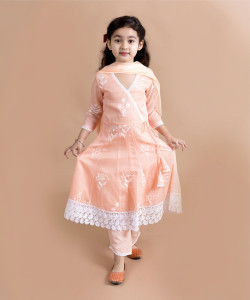 Pspeaches Girls Festive Party Kurta and