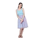 Pspeaches Girls Western Multicolor Geometric Printed Georgette