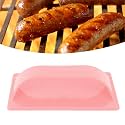 Hot Dog Slicing Tool, Plastic Sausage Cutter Kitchen Hand Cutting Machine for BBQ Outdoor Camping Grill