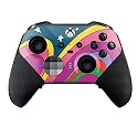 Psychedelic Rainbow Customised Wireless Controller for Elite by BCB. Original Elite Series 2 Controller Compatible with X-box One/Series X &amp; S. Customized with Water Transfer Printing (Not a Skin)