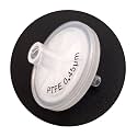 PTFE Syringe Filter 25mm 0.45μm, Hydrophobic, 100Pcs