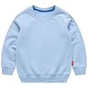 PTPuke Toddler Boys Girls Solid Cotton Thin Sweatshirt Long Sleeve top T-Shirts