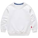 PTPuke Toddler Boys Girls Solid Cotton Thin Sweatshirt Long Sleeve top T-Shirts