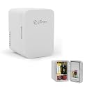pTron EaseMate CUBE 8L Portable Mini Fridge, Thermoelectric Cooler and Warmer for Car & Home, Store Cosmetics, Beverage & Food, Smart Temperature Control, Dual Power Supply 220V AC/12V DC (White)