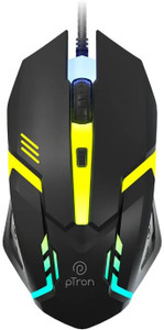 pTron Flick M12 Wired Ambidextrous Optical Mouse