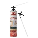 PU Foam Spray 750ML for Gap Filling & Leak Repair | Expanding Foam Sealant Spray for Walls, Doors, Windows & AC Ducts | Waterproof Insulation Foam & Crack Filler for Home DIY (Extra Dispenser)