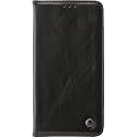 PUDINI® Apple iPhone 7 Plus | iPhone 8 Plus | iPhone 7+ | iPhone 8+ Leather Wallet Case Magnet Auto Closer Closure Flip Cover - Black