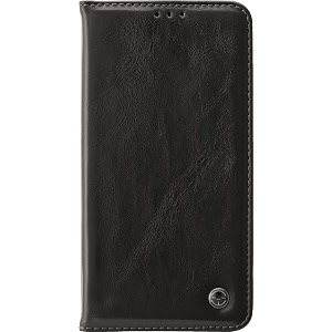 pudini apple iphone xr 61 inch leather wallet case magnet auto closer closure flip cover - black