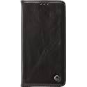 PUDINI® Apple iPhone XR (6.1 Inch) Leather Wallet Case Magnet Auto Closer Closure Flip Cover - Black
