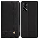 PUDINI® Flip Cover for Oppo F19 Case PU Leather Auto Magnet Pouch Closure - Black