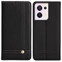 PUDINI® Flip Cover for Oppo Reno8 5G | Reno 8 5G Case PU Leather Auto Magnet Pouch Closure - Black