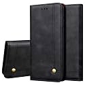 PUDINI® Flip Cover for Samsung Galaxy M10 Case PU Leather Auto Magnet Pouch Closure - Black