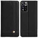 PUDINI® Flip Cover for Xiaomi 11i 5G | 11i Hypercharge Case PU Leather Auto Magnet Pouch Closure - Black