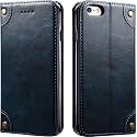 PU Leather Wallet Folio Case for Apple iPhone 6s / iPhone 6 (4.7 Inch) Flip Cover Book Design Pouch with Stand &amp; Card Slot Magnetic Push Closure - Blue