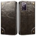 PU Leather Wallet Folio Case for Samsung Galaxy S20 FE / S20 FE 5G Flip Cover Book Design Pouch with Stand &amp; Card Slot Magnetic Push Closure - Grey