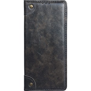 pu leather wallet folio case for samsung galaxy s22 flip cover book design pouch with stand amp card slot magnetic push closure - grey