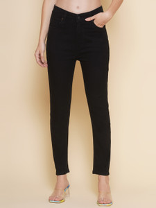 puella slim women black jeans