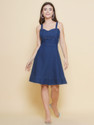 Puella Women Fit and Flare Dark Blue