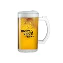 Beer Mugs 500ml | Quirky &amp; Classy Designs | Durable Glass, Dishwasher Safe – Ideal for Home Bars, Parties &amp; Gifting (Mujhe Chadti Nahi)