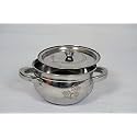 Stainless Steel Handi Set with Serving Spoon | Handi with Lid | Handi for Serving Food