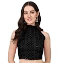 Pujia Mills Women39s Halter Neck Chickenkari Work