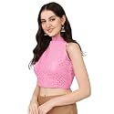 Pujia Mills Women39s Halter Neck Chickenkari Work