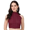 Pujia Mills Women39s Halter Neck Chickenkari Work