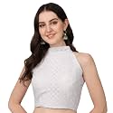 Pujia Mills Women39s Halter Neck Chickenkari Work