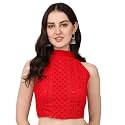 Pujia Mills Women39s Halter Neck Chickenkari Work