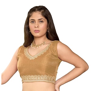 Pujia Mills Womens Sequin Embroidered V Neck
