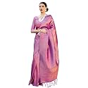 Pujia Mills Woman's Banarasi Silk Kanjivaram traditional saree with unstitch blouse piece