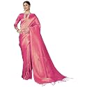 Pujia Mills Woman's Banarasi Silk Kanjivaram traditional saree with unstitch blouse piece