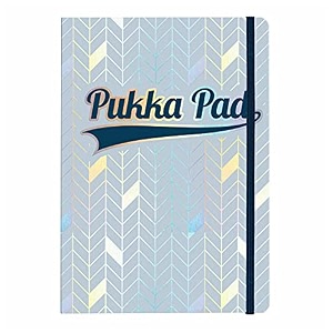 pukka pad glee journal a5 light blue 96 pages ruled 80gsm perforated