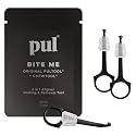 PUL 2-in-1 Aligner Removal Tool and Chewies for Invisalign Aligners, Retainers and Trays - Patented Invisalign Remover Tool for Easy Removal & Secure Fit - Pack of 3, Black