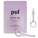 PUL 2-in-1 Aligner Removal Tool and Chewies for Invisalign Aligners, Retainers and Trays - Patented Invisalign Remover Tool for Easy Removal & Secure Fit - Pack of 2, Purple