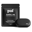 PUL Retainer Case for Invisalign &amp; Clear Aligners - Slim Clear Aligner Case with Secure Magnetic Closure - Travel Retainer Holder for Invisalign Accessories, Mouth Guards &amp; Dentures - Gray
