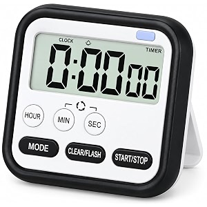 PulGos Digital Clock for Study Kitchen Multi-Function