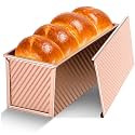Pullman Loaf Pan with Lid, 13x4, Nonstick Sandwich Bread Loaf Pan