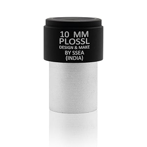 pullox 10mm plossl telescope eyepiece 0965 inch  wide angle view fully multi-coated optics 4-element design metal body made in india compatible with 096534 telescope barrels