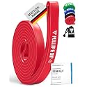 Pullup &amp; DIP Fitness Bands, Resistance Bands with Bag, Door Anchor (with Sets) and Exercise Guide - Single &amp; in Value Set, Pull-Up Band Fitness Band for Calisthenics