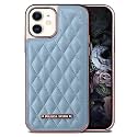 PULOKA iPhone 11 Leather Back Cover Royal