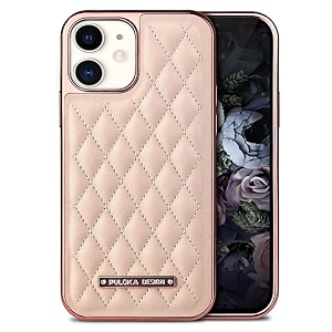 PULOKA iPhone 11 Leather Back Cover Royal