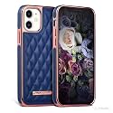 PULOKA iPhone 11 Leather Back Cover Royal