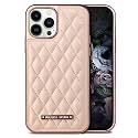 PULOKA iPhone 1212 Pro Electroplated Leather Case