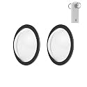 PULUZ Dual Lens Guard for Ricoh Theta SC2 / S / V PC Spherical Protective Cover Case for Ricoh Theta SC2 Camera Accessories(Transparent Lens Cap)