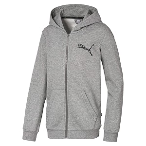 Puma Boys Cotton Blend Standard Length Jacket