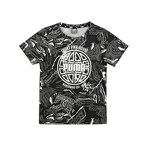 PUMA Boys Cotton Regular T-Shirt