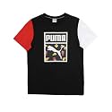 Puma Boy39s Letter Print Regular Fit T-Shirt