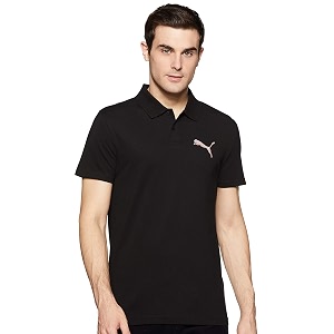 Puma Boys Solid Regular Fit T Shirt